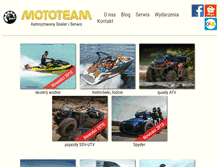 Tablet Screenshot of mototeam.pl